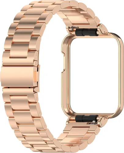 Miniatura 10 de Senter Correa de repuesto de acero inoxidable con marco Meatl para reloj inteligente Redmi Watch 2 Lite