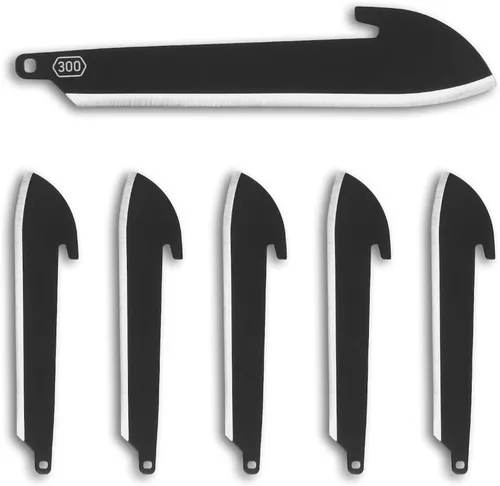 Miniatura 12 de OUTDOOR EDGE Paquete de Cuchillas de 3.0" Punta Caída con Dentado (Negro, 6 Cuchillas), Código de Compatibilidad de Cuchilla 300