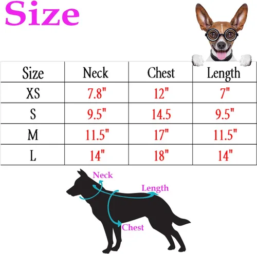 Miniatura 6 de Camisa de perro para perro pequeño, mediano, niño Ropa de perro para cachorro, gato, ropa para Navidad, Año Nuevo, ropa linda, de moda, atuendo