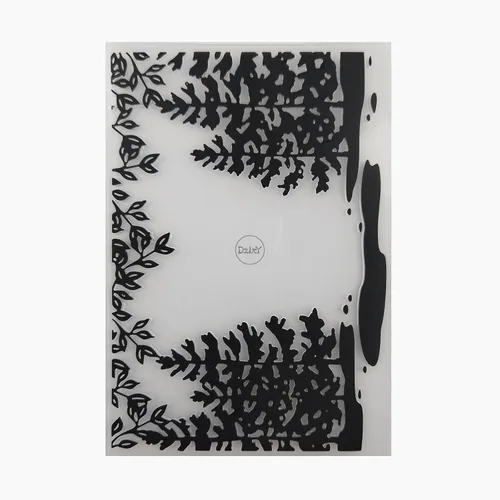 DzIxY Fondo de árboles Carpetas en relieve de plástico para tarjetas que hacen suministros DIY papel 3D plantillas de álbum de recortes álbum