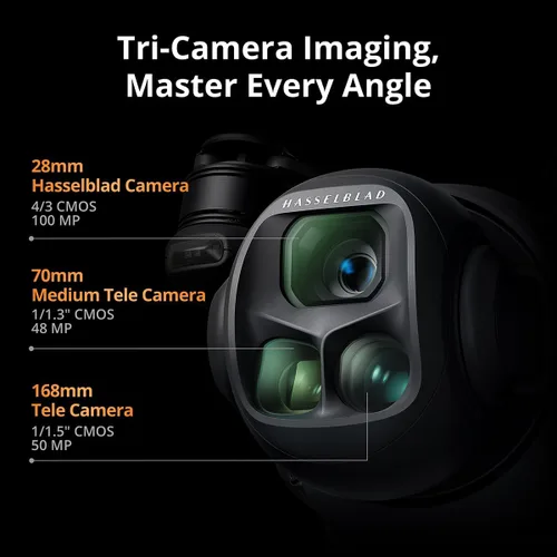 Miniatura 2 de DJI Mavic 4 Pro Drone con DJI RC 2, dron insignia de cámara triple con cámara Hasselblad CMOS 4/3 de 100MP, para profesionales, transmisión de video