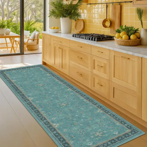 Miniatura 136 de Alfombra Boho Negra para Sala de Estar - Alfombra de Área Lavable de 10x14 Pies, Alfombras de Comedor para Debajo de la Mesa, Alfombra Suave de Pelo