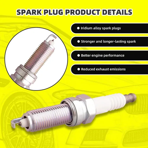 Miniatura 5 de Juego de 4 bobinas de encendido UF764 27300-2GGA0 y 4 bujías de iridio compatibles con Hyundai Sonata Santa Fe Tucson Kia Optima Sorento Sportage