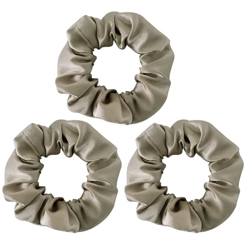Lazos para el cabello de seda de morera, prevención del encrespamiento y sin daños, accesorios para dormir y noche para mujeres (albaricoque),