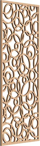 Miniatura 108 de Latrobe Paneles de pared decorativos de madera con calado, 9 3/8 pulgadas de ancho x 24 3/8 pulgadas de alto x 3/8 de alto, roble rojo rojo (Red Oak)