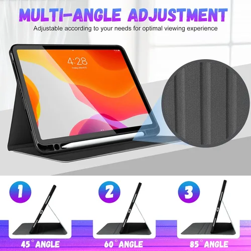 Miniatura 3 de Uppuppy Funda para iPad Air de 11 pulgadas (M2/M3), Air 5ª/4ª Generación 10.9, Pro 11'' Funda Linda para Niños Mujeres Niñas Folio Esqueleto 2-sí