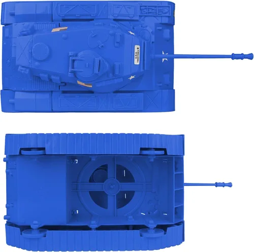 Miniatura 5 de Set de juegos tanque Tim Mee Toy Walker Bulldog, color azul, 13 piezas, fabricado en EE. UU