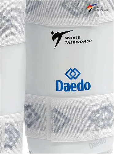 Miniatura 3 de DAEDO WT - Protector de antebrazo de Taekwondo, aprobado oficialmente para competiciones internacionales, protección ligera y cómoda