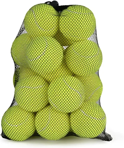 Miniatura 9 de INSUM Bulk Tennis Balls for Beginner – 20/30/60/120 Pack High Elasticity Practice Tennis Balls with Mesh Bags, Portable for Pet Dog Outdoor Playing