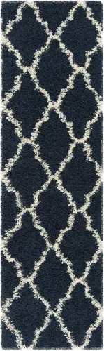 Miniatura 86 de Safavieh - Dallas Shag Collection SGD257A - Alfombra de área con diseño de enrejado de 10 x 14 pies