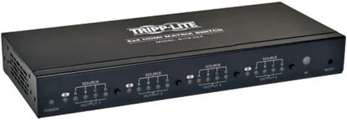 Tripp Lite Interruptor de matriz HDMI 4x4 para video y audio 1920 x 1200 a 60 Hz / 1080p (B119-4X4)