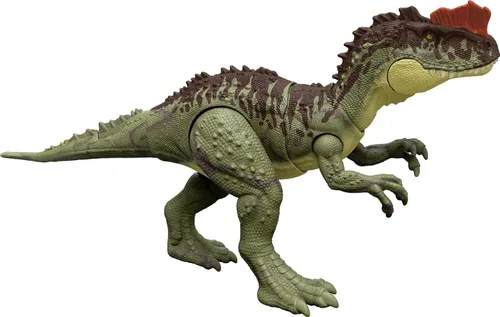 Mattel Jurassic World Dominion - Figura de dinosaurio de acción masiva, juguete de dinosaurio Yangchuanosaurus con movimiento de ataque, además de