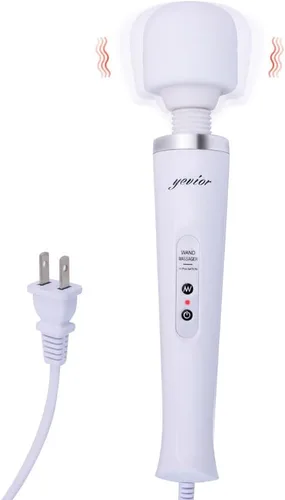 Miniatura 8 de YEVIOR Potente masajeador de mano con cable con 10 ajustes de pulso, vibración fuerte para mujeres, masajeador personal de terapia corporal total