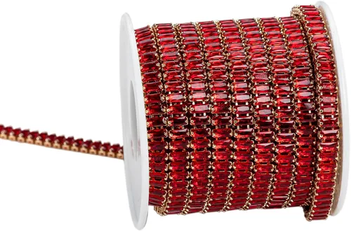 Miniatura 40 de KAOYOO 10 yardas de diamantes de imitación de circón de 0.079 pulgadas para manualidades de costura, decoración de bricolaje