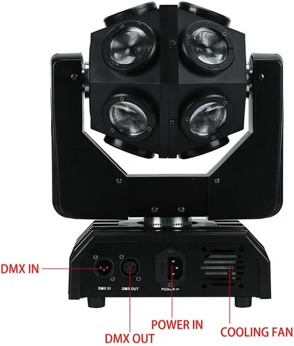 Miniatura 2 de 12x12W 4 en 1 RGBW cabeza móvil etapa luz fiesta bola LED discoteca luz DJ iluminación DMX para bar club concierto boda
