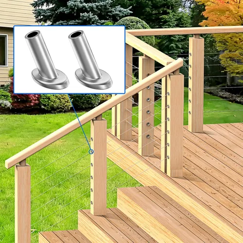 Miniatura 7 de BLIKA Paquete de 20 fundas protectoras biseladas en ángulo de 1/8", 25, 30 y 35 grados, protector angular para poste de 1/8" para barandilla
