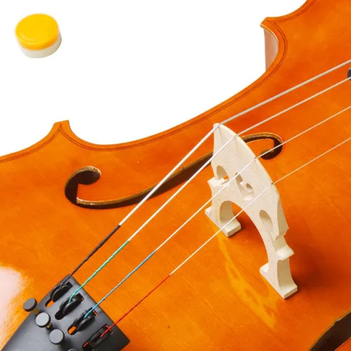 Miniatura 5 de Kit de violonchelo de tamaño completo, instrumento acústico para violonchelo para adultos, estudiantes, principiantes, juego completo de violonchelo