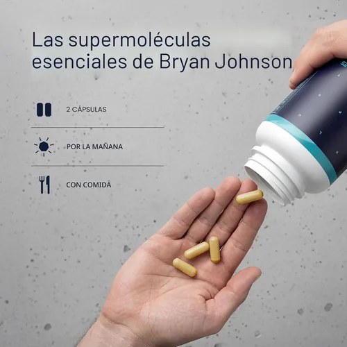 Miniatura 7 de Blueprint Bryan Johnson Cápsulas Esenciales - Multivitamínico/Multimineral Diario para Mujeres y Hombres - Suplemento Antioxidante con Calcio