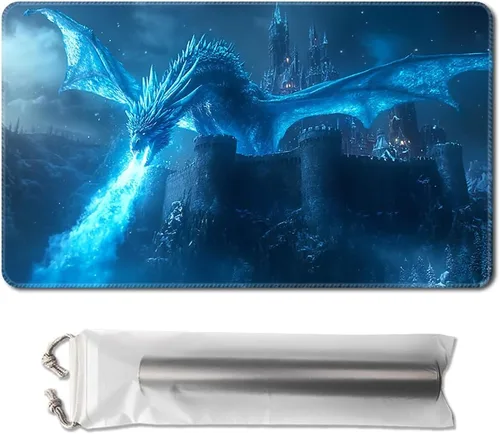 Miniatura 20 de MTG - Tapete de juego de 24 x 14 pulgadas, bolsas de almacenamiento con parte trasera antideslizante, ideal para entusiastas
