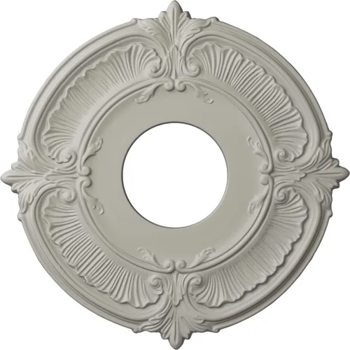 Miniatura 51 de Ekena Millwork CM12ATCGS Medallón de Techo Attica (Se Adapta a Doseles de hasta 3 1/2"), Pátina Verde Cobre Pintada a Mano