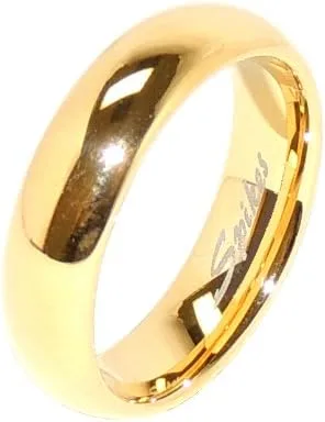 Miniatura 6 de Juego de 3 piezas de anillos de compromiso para él y para ella de oro IP de circonia cúbica