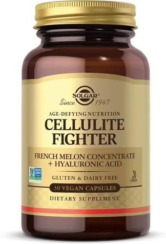 Miniatura 3 de Solgar Cellulite Fighter - Suplemento vitamínico y mineral para la piel, apoya la piel suave con concentrado de melón francés, ácido hialurónico