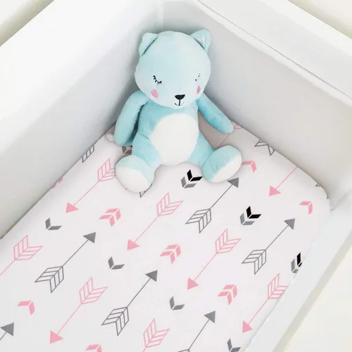 Miniatura 4 de BROLEX - Juego de sábanas elásticas ajustables para moisés, paquete de 2 sábanas para moisés/colchón, unisex, para niños y niñas, ultra suave