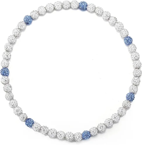 Miniatura 17 de Collar de Cadena de Béisbol con Perlas para Hombres, Regalos de Collar de Béisbol de la Colección Bling Ice para Niños, Collar de Accesorios