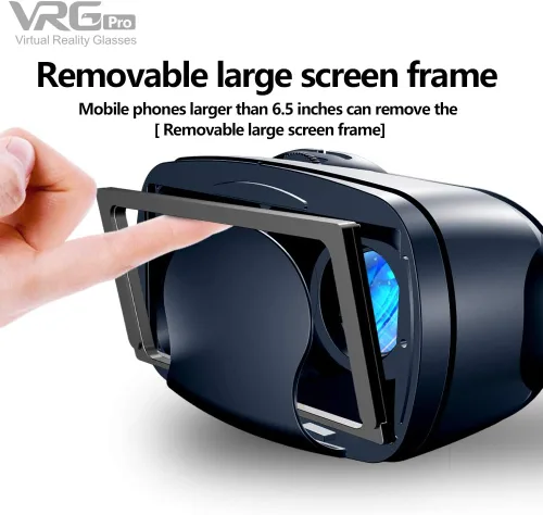 Miniatura 3 de 5 ~ 7 pulgadas VRG Pro 3D VR Gafas de realidad virtual pantalla completa Visual Gran Angular VR Gafas Caja para 5 a 7 pulgadas Smartphone Gafas