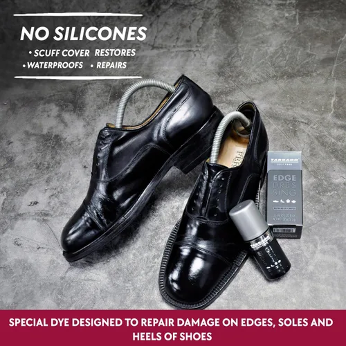 Miniatura 5 de Tarrago Tinte para zapatos de vestir de borde – 1.5 onzas líquidas de suela y talón para vendaje, reparaciones y color para zapatos de cuero Bordes