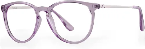Miniatura 10 de Gafas fluorescentes para interiores - 41 rosa y exterior fluorescente-60 marrón tintado azul bloqueo luz gafas redondas migraña sensibilidad a