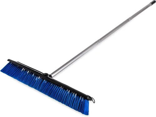 Miniatura 3 de SPARTA Sweep - Barrido completo de piso con escobilla de goma para catering, bufés, restaurantes, acero inoxidable, 24 pulgadas, color azul, paquete