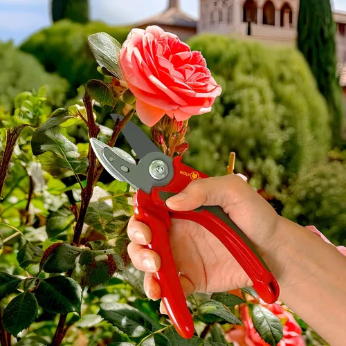 Miniatura 2 de Wolf-Garten RS2500 - Tijeras de podar yunque (11.4 x 1.5 x 1.1 in), color rojo