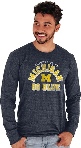 Miniatura 7 de Blue 84 NCAA - Camiseta de manga larga para hombre Tri-Blend