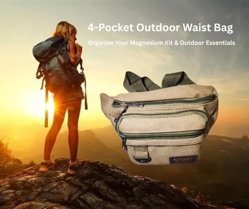 Miniatura 6 de Kit de iniciación de fuego con magnesio y varilla ferro – Equipo de supervivencia de emergencia con 12 bolsas de magnesio 99% puro + Bolsa