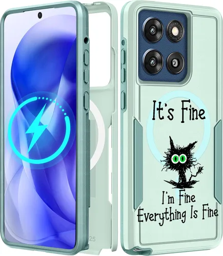 Miniatura 153 de Funda para Moto G 5G 2024 – Compatible con MagSafe para mujeres y niñas, bonita funda protectora magnética para teléfono, diseño femenino Kawaii