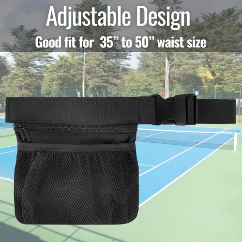 Miniatura 6 de Nebudo Soporte para pelota de tenis, pelotas de tenis de pickleball, accesorio de sujeción para mujeres, falda y hombre, bolsas de cadera