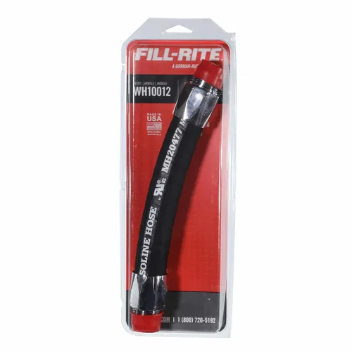 Miniatura 3 de Fill-Rite WH10012 1" x 12" (30,5 cm) Manguera de látigo de aluminio