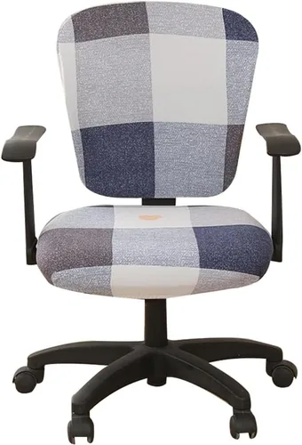 Miniatura 39 de Jinzio Funda para silla de oficina de computadora, tela protectora dividida y elástica, de poliéster, universal, para escritorio, para silla