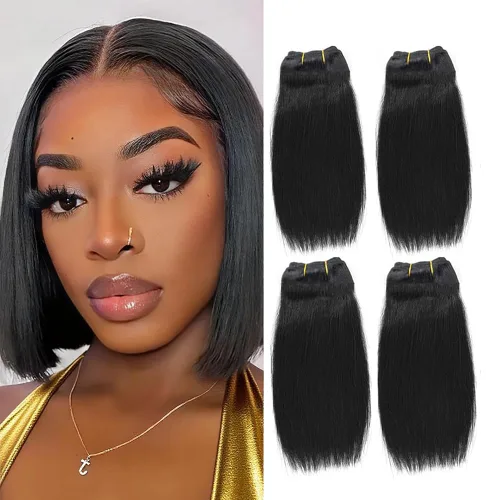 Miniatura 60 de Extensiones de pelo rizado brasileño de Selina, pelo virgen brasileño, 100 gramos/paquete, color natural (16 pulgadas, rizado)