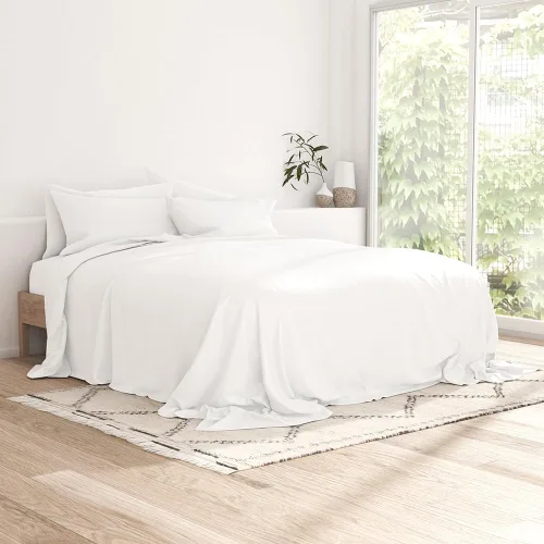 Miniatura 8 de Linen Market Juego de sábanas de 4 piezas – Duerme mejor que nunca con estas sábanas ultrasuaves y refrescantes para tu cama de tamaño – Bolsillo