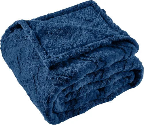 Miniatura 38 de Manta de Tiro de Piel Sintética Color Hueso para Sofá, Manta Suave y Esponjosa de Burbujas para Cama y Sofá, Manta Gruesa y Cálida de Felpa Difusa
