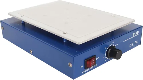 Miniatura 8 de Estación de soldadura de precalentamiento eléctrico de 450 W con microcomputadora LED de aleación de aluminio con almohadilla de silicona