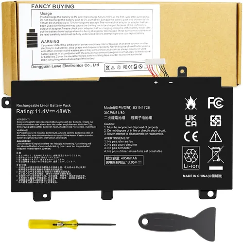 Miniatura 15 de Fancy Buying 01AV445 01AV448 L17L3P51 Batería para Lenovo ThinkPad E480 E490 E485 E495 E580 E585 E590 E595 E14 E15 Series SB10K97606 SB10K97608
