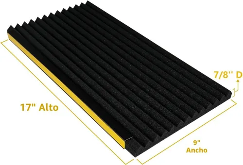 Miniatura 2 de LBG Products Paneles de aislamiento de espuma para aire acondicionado de ventana, kit de panel aislante lateral de CA, paquete de 2, negro, 17