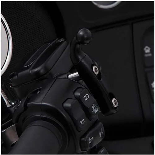 Miniatura 5 de Ciro 50211 Soporte para teléfono inteligente/GPS (soporte de perca negra con cargador para modelos 1984-2016