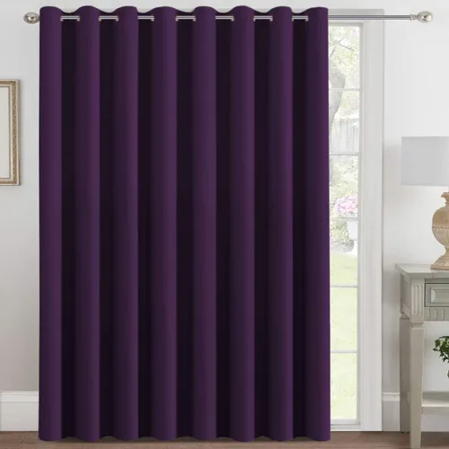 Miniatura 75 de H.VERSAILTEX - Cortinas blackout con aislamiento térmico y ojales en la parte superior, para patios, puertas correderas y división de habitaciones