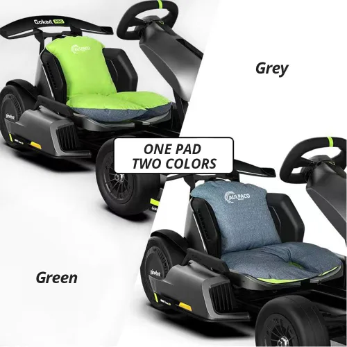 Miniatura 2 de Comfortable Backrest Seat Cushion for Segway Ninebot Gokart Karting Accessories（It's just a Cushion, not a go Kart） Verde
