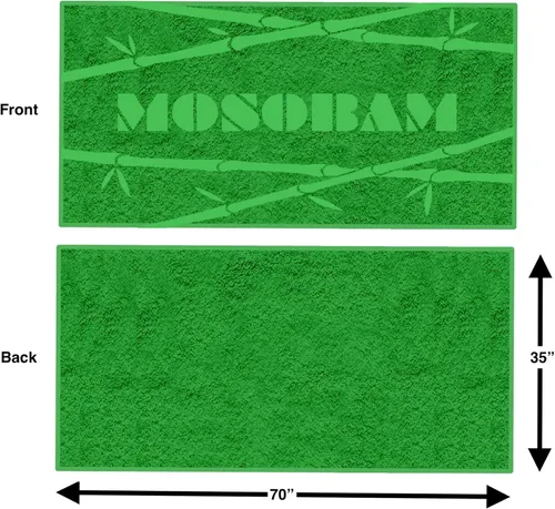 Miniatura 8 de Mosobam Toalla de playa suave de 35 x 70 pulgadas, color verde clásico, cabaña de lujo, toallas de hotel de 450 GSM, secado rápido, extra grande