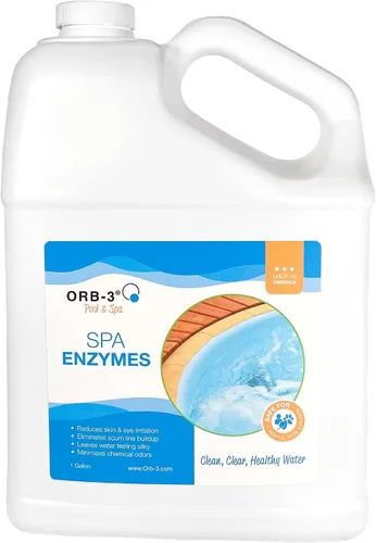 Orb-3 botella de enzimas para spa, Amarillo translúcido